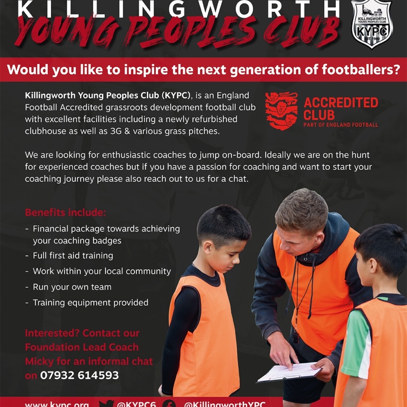 Inspire the next generation of footballers